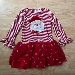 Counting Daisies Santa Christmas Dress
